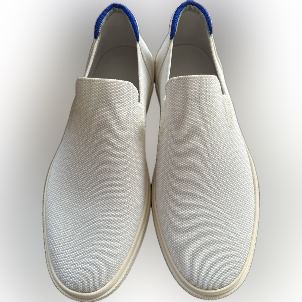 Rothy’s The City Slip On Sneaker White size 8.5 NEW